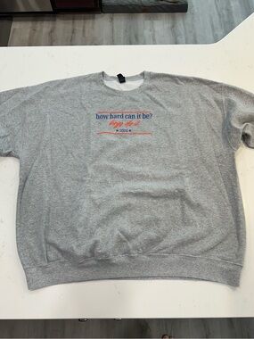Grey Crew Neck Sweatshirt